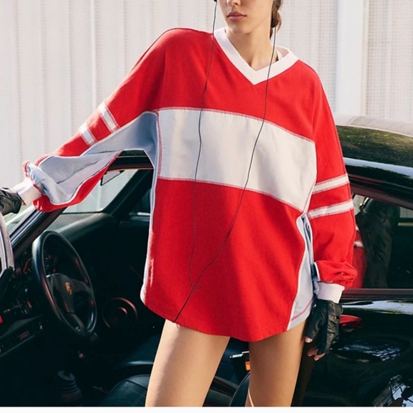Free People Movement Rugby Ready Layer Top